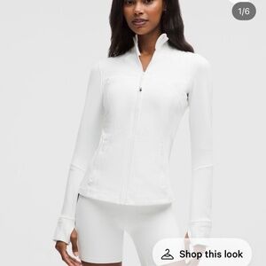 Lululemon Define jacket size 6 white NWOT